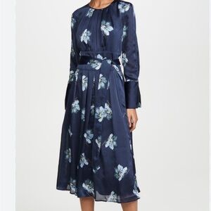Club Monaco Floral Belted Dress